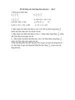 De khao sat chat luong dau nam hoc lọp