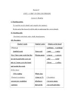 Period 17 - UNIT 3: A TRIP TO THE COUNTRYSIDE - Lesson 4: Reading pot