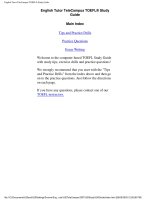 LUYỆN THI TOEFL (CBT) - phần 2 ppsx