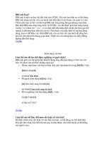 SƠ LƯỢC VỀ HTML