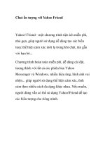 Chat ấn tượng với Yahoo Friend potx