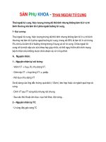 SẢN PHỤ KHOA - THAI NGOÀI TỬ CUNG potx
