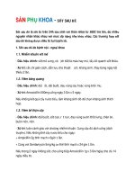 SẢN PHỤ KHOA - SỐT SAU ĐẺ ppt