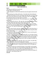 Đáp án môn Sử ĐH năm 2010