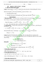 Bài tập cho HS luyện tập: SÓNG CƠ-SÓNG ÂM