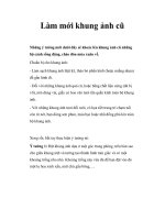 Làm mới khung ảnh cũ docx