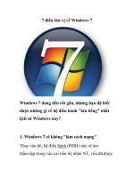 7 điều thú vị về Windows 7 pps