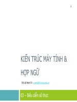 KIẾN TRÚC MÁY TÍNH &HỢP NGỮ - PHẦN 4 potx