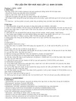 HOA 12: ÔN TÂP KT BAN CƠ BẢN