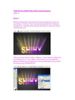 Thiết Kế Chữ SHINY Retro Mới trong Photoshop (phần 2) ppsx