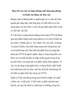 Hạn chế của việc sử dụng kháng sinh tổng hợp phòng trị bệnh cho động vật thủy sản potx