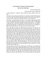 GIẢI NGHĨA TỪ TRONG SÁCH GIÁO KHOA TIẾNG VIỆT TIỂU HỌC BÙI THANH TRUYỀN