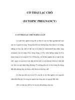CÓ THAI LẠC CHỖ (ECTOPIC PREGNANCY) potx