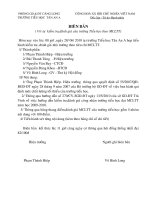 Biên bản KT,công nhận MCLTT