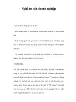 Nghề tư vấn doanh nghiệp doc