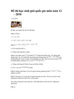 Đề thi học sinh giỏi quốc gia môn toán 12 – 2010 pot