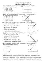 Lý 10:Bài tập_ĐỘNG HỌC