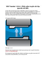 Wifi Transfer 1.0.0.4 - Phần mềm truyền dữ liệu qua kết nối Wifi ppsx