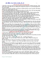 Một số đề thi HSG Hà Tĩnh