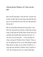 Chuyển nhà cho Windows với 7 bước cực đơn giản pot