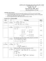 HD chấm - VLĐợt 2 - Vào 10 - Hải Dương