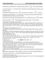 bt tự luận dòng điện xoay chiều