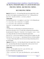 Giải PTVT bằng cách dùng PP hàm số