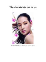 Tẩy nếp nhăn hiệu quả tại gia docx