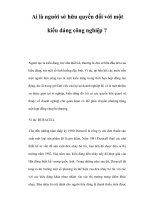 Ai là người sở hữu quyền đối với một kiểu dáng công nghiệp ? ppt