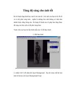 Tăng độ sáng cho ảnh tối trong CS ppsx