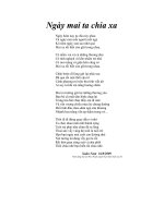 Thơ Xuân Nam tặng Lê Đức Thuận