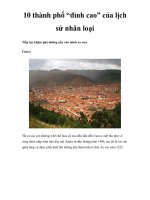 10 thành phố “đỉnh cao” của lịch sử nhân loại potx