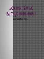 thảo luận kinh tế vĩ mô