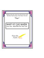 Nhãn nhật kí chủ nhiệm