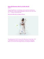 Hướng Dẫn Photoshop: Hiệu Ứng Ảnh Đầy Màu Sắc (phần 1) doc