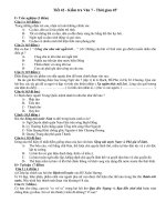 Tiết 42: Kiểm tra 45 phút (Văn 7)