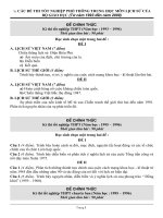 Đề thi TN THPT (1993-2009)