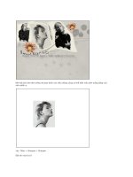 Hiêu ứng ảnh - Màu vàng nhạt ppt