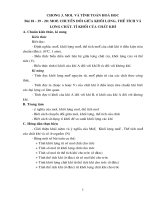 Hướng dẫn thực hiện chuẩn kiến thức kĩ năng môn Hóa 8 ( chương III)