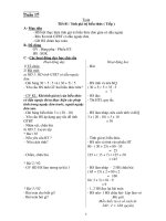 Giáo Án Toán Lớp 3 _ Tuần 17 pps