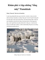 Khám phá vẻ đẹp những “tầng mây” Pamukkale potx