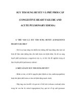 SUY TIM SUNG HUYẾT VÀ PHÙ PHỔI CẤP (CONGESTIVE HEART FAILURE AND ACUTE PULMONARY EDEMA) potx