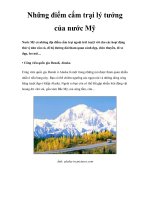 Những điểm cắm trại lý tưởng của nước Mỹ pdf