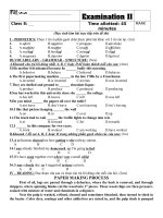 Exam II Grade 8-2010