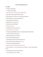 Trắc nghiệm vật lý part 1 ppsx