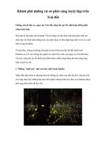 Khám phá những xứ sở phát sáng tuyệt đẹp trên docx