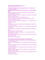 Window và các lỗi thường gặp phần 8 potx