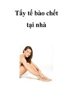 Tẩy tế bào chết tại nhà ppsx