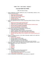 Câu hỏi trắc nghiệm về công nghệ thông tin - phần 2 doc