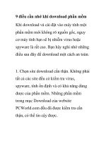 9 điều cần nhớ khi download phần mềm pps